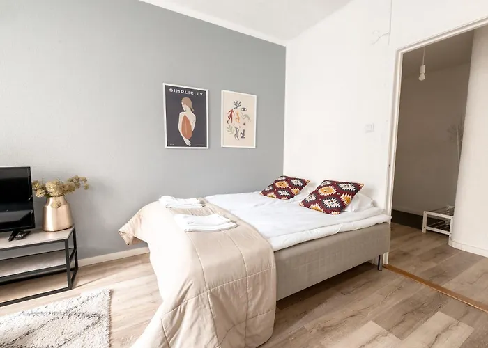 --2ndhomes Cozy Courtyard With Location In Kamppi-- *